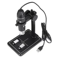 1600X 8 LEDs 2MP Professional USB Digital Microscope Electronic Microscope Endoscope Zoom Camera Magnifier Lift Stand Adapter