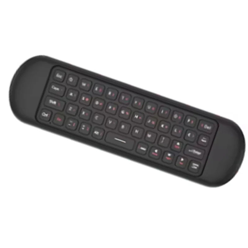 

A25P BT5.2 Двухрежимный беспроводной гироскоп Air Mouse Пульт дистанционного управления Мини-клавиатура с подсветкой 7-цветная подсветка