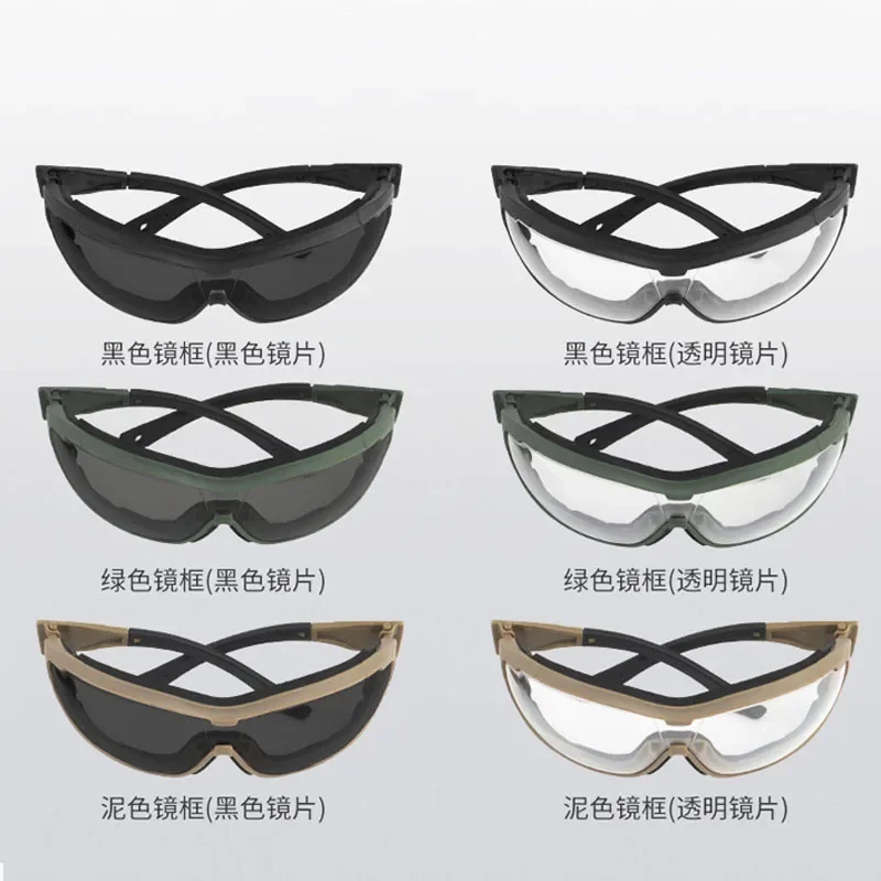Tactical Polarized Sunglasses UV Protection Glasses Men Airsoft Shooting Motorcycle Hiking Tactical Outdoor Windproof Goggles