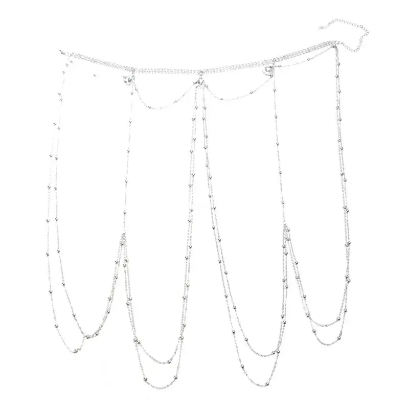 

Elegant Diamond Chain Tassels Body Chain Bride Wedding Light Luxury Dress Shoulder Chain Must Have Accessory Jewelry Dropship