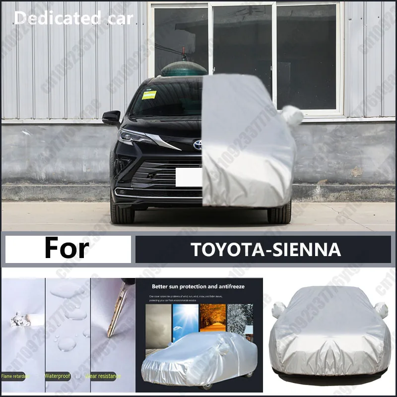 

For TOYOTA-SIENNA Oxford cloth car cover for sun protection, rain resistance, and all season special car dust cover