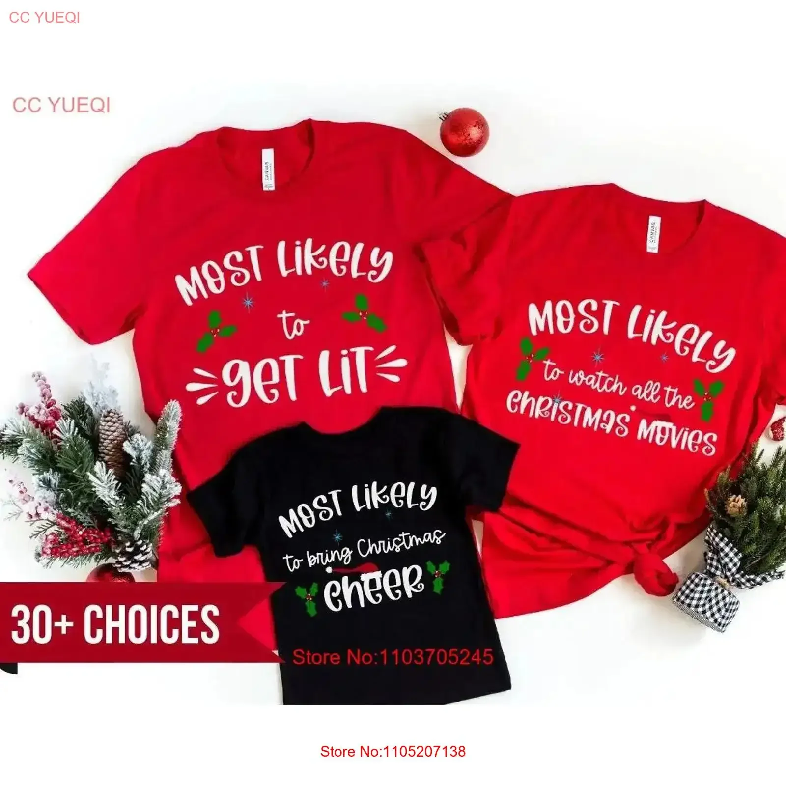 

Футболка «Самая спокойная рождественская», одинаковые групповые наряды для братьев и сестер, винтажная стираная футболка с рисунком, универсальная мода