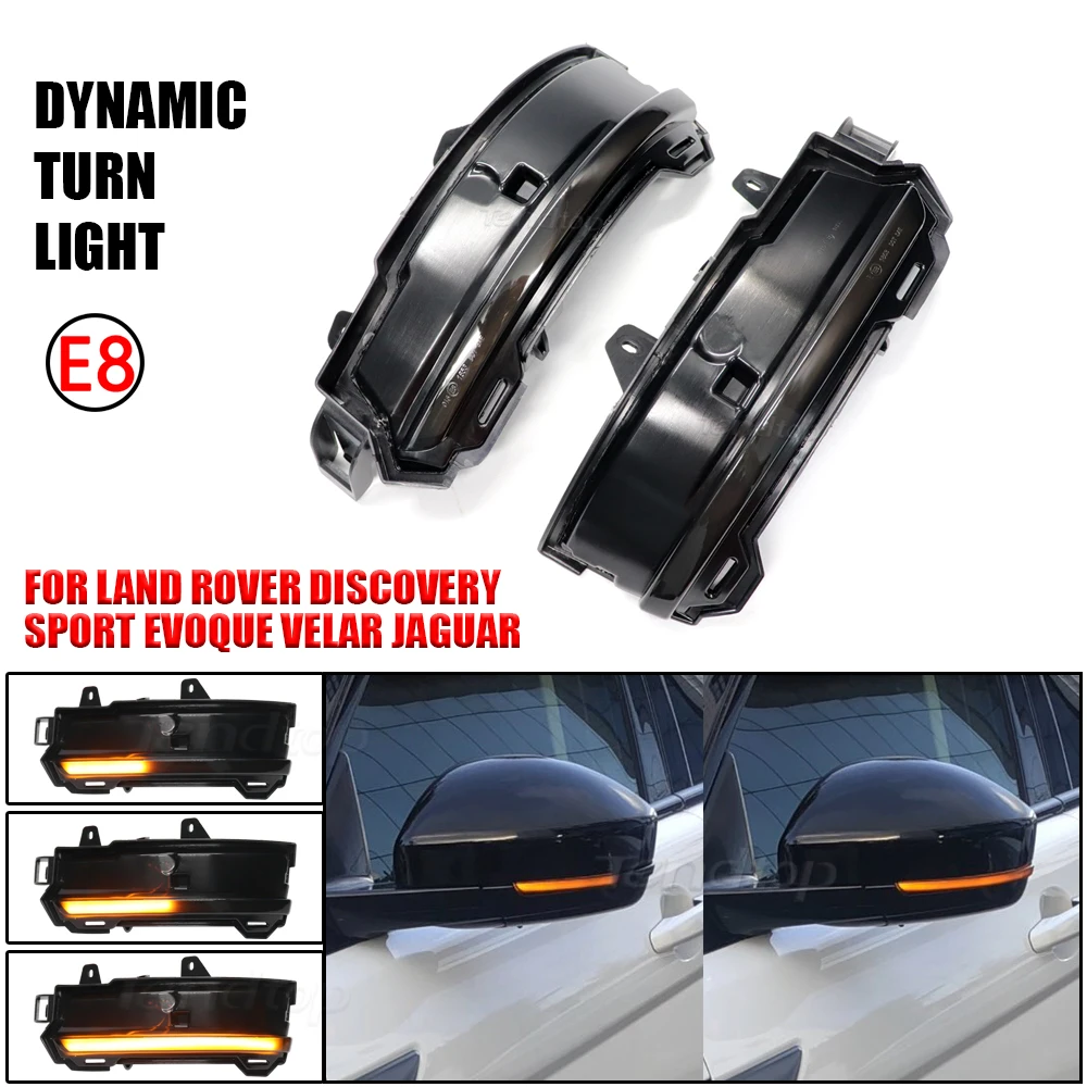 Rear Mirror Indicator Lighting Car Lamp For Land Rover Discovery Sport Range Rover Velar Evoque 2014-2019 For Jaguar E/F-Pace