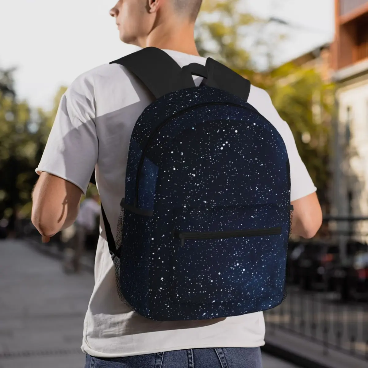 Planet Earth Backpack Student BookBag Kids School Bag Laptop Shoulder Bags for Men Women