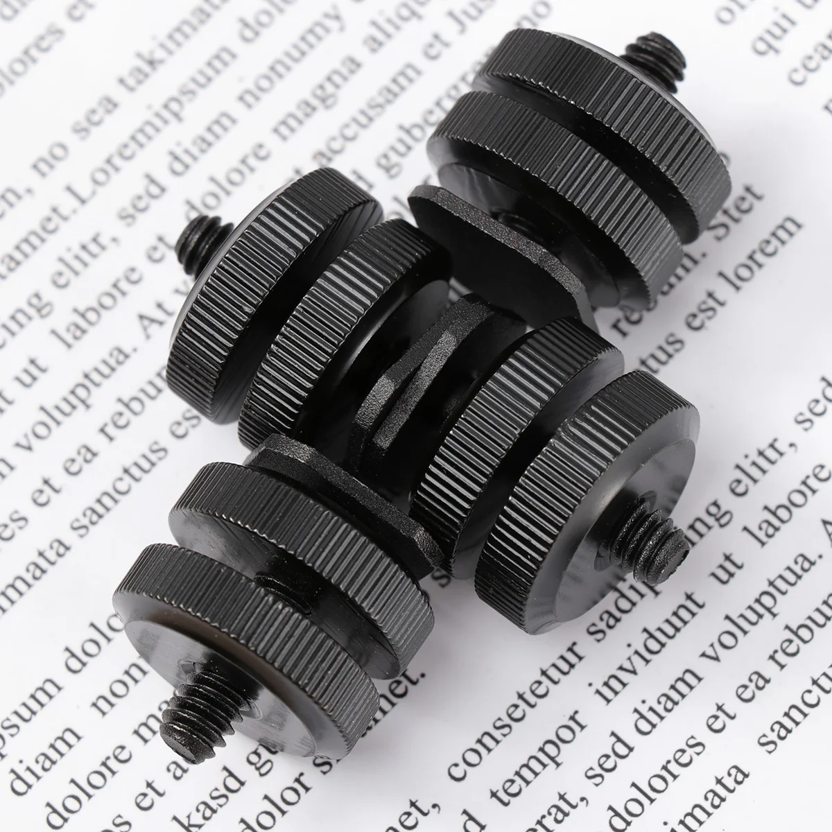 

10 Pcs Hot Shoe Adapter Adapters Screw Mount Camera Adaptor Tripod Double Layer