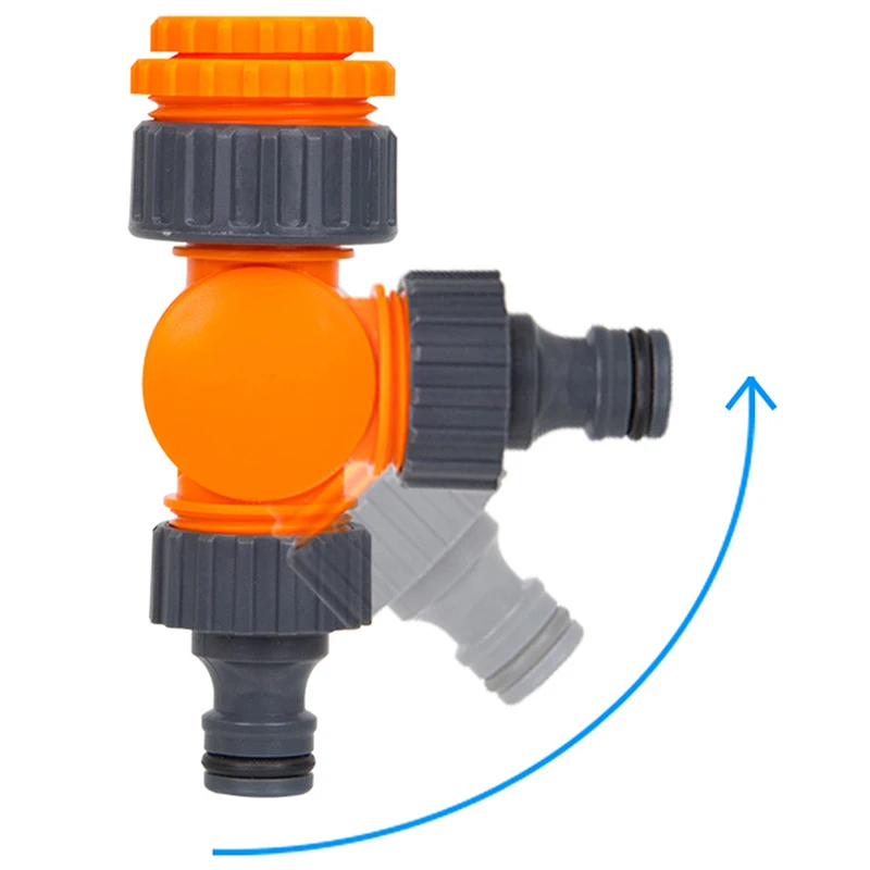 Quick Connector Rotatable Water Tap Splitter Water Control Valve 1/2