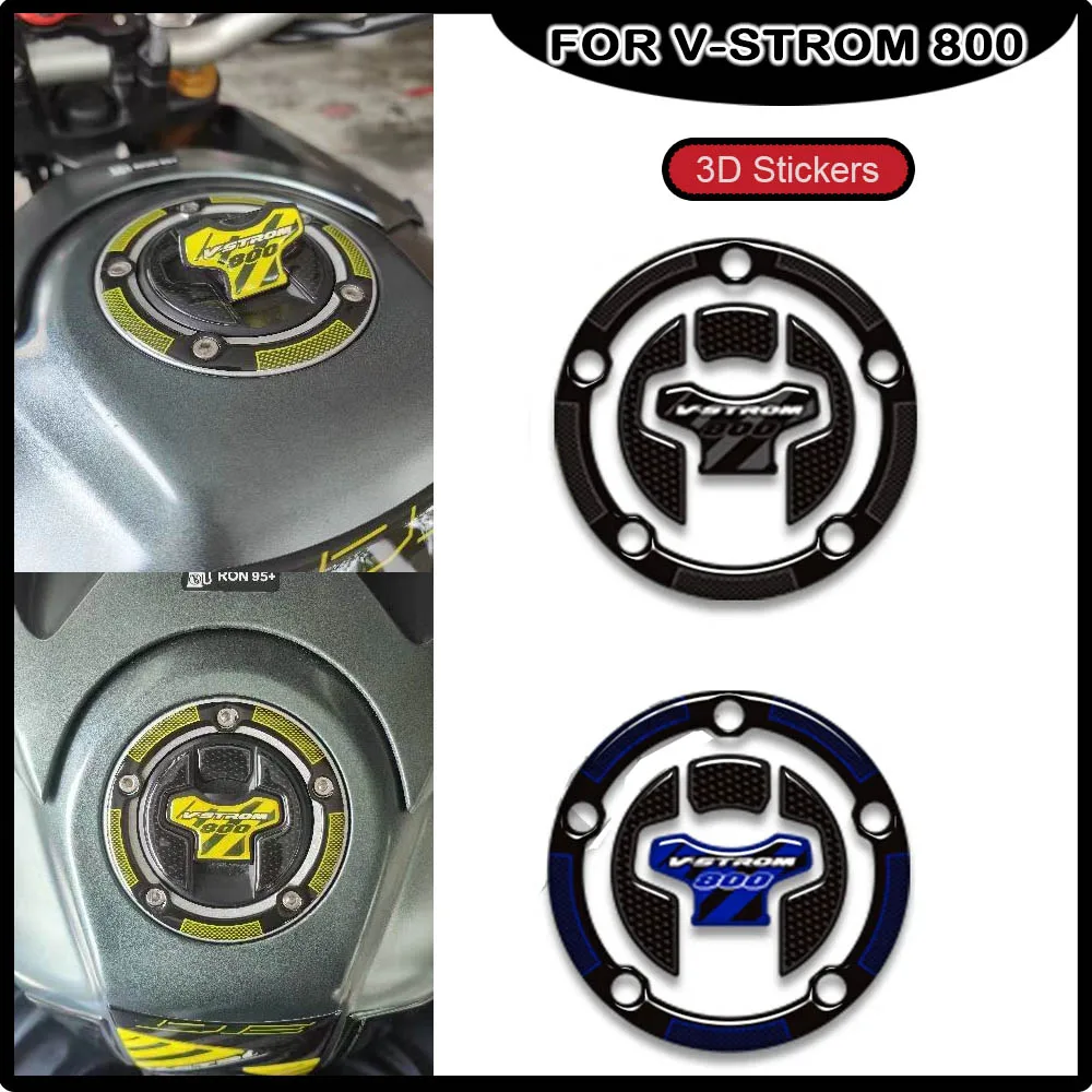 Motorcycle For Suzuki V-STROM VSTROM V STROM 800 DE 800DE Adventure 2023 2024 2025 Tank Pad Gas Fuel Oil Knee Protector Stickers