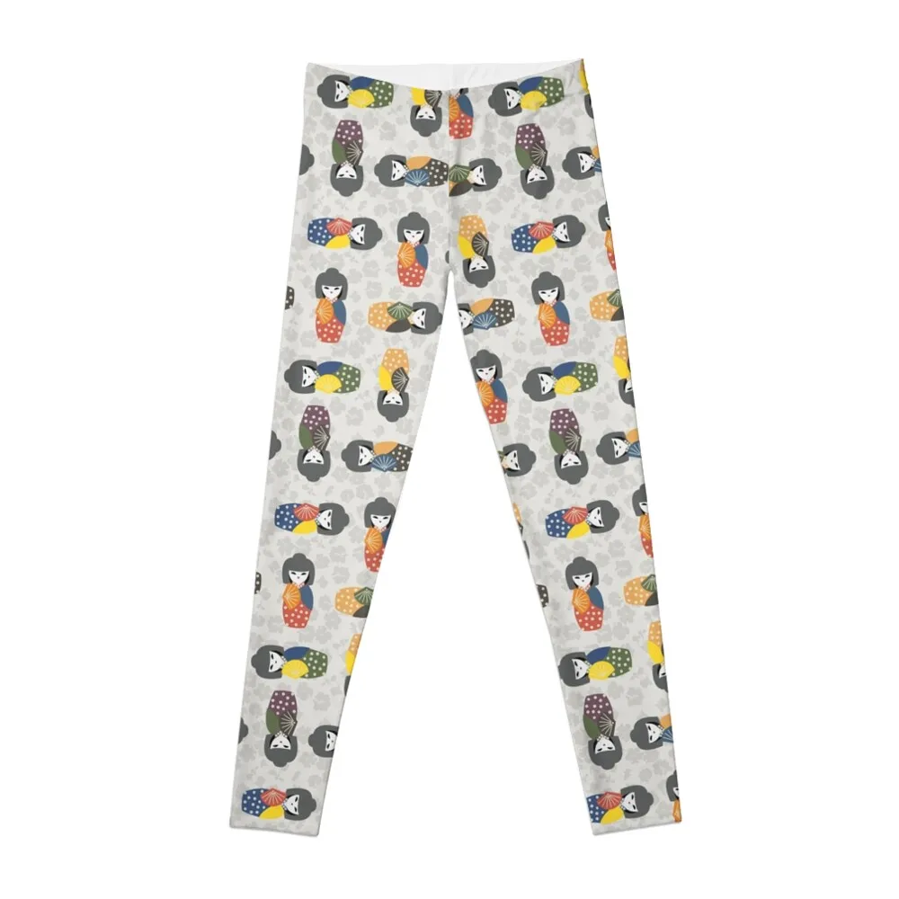 

kokeshi dolls Leggings jogging pants gym womans Training pants Womens Leggings