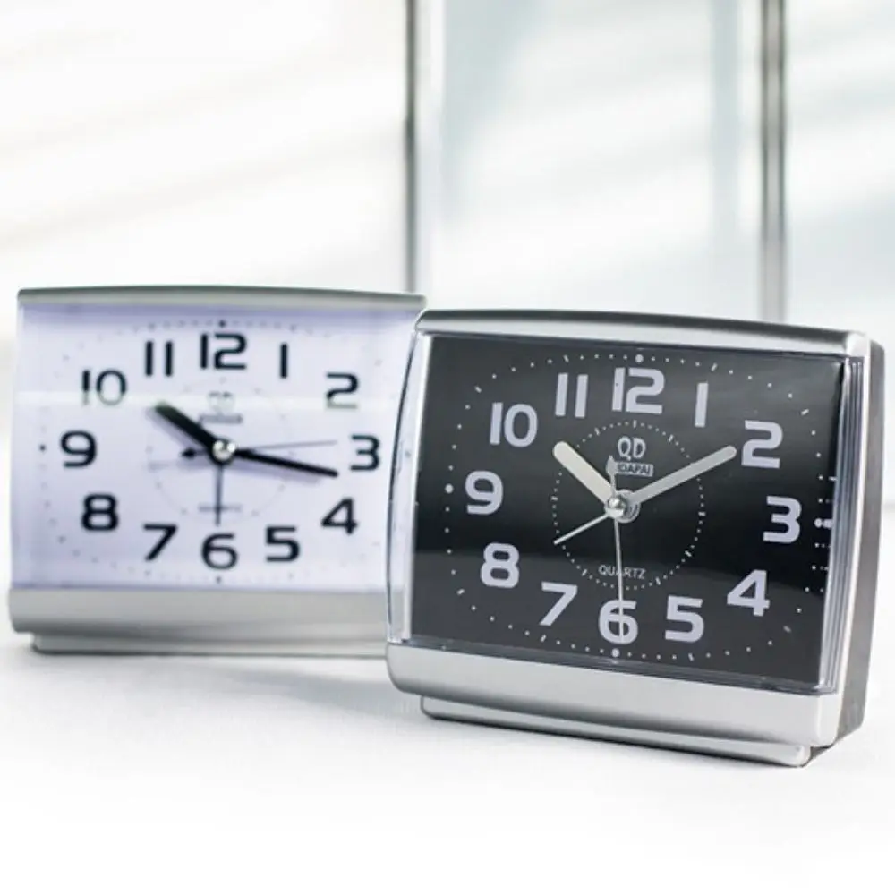 Practical Silent Square Digital Alarm Clock Simple Easy to Read Bedside Wake-up Clock Desk Mute Clock Office
