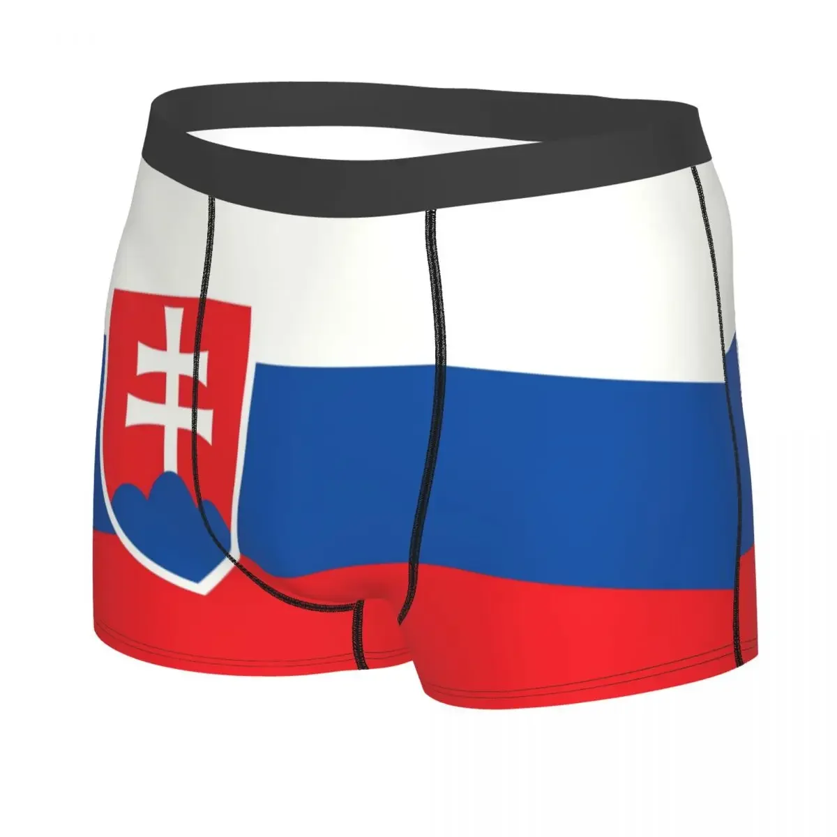 Male Fashion Flag Of Slovakia Underwear Boxer Briefs Men Soft Shorts Panties Underpants