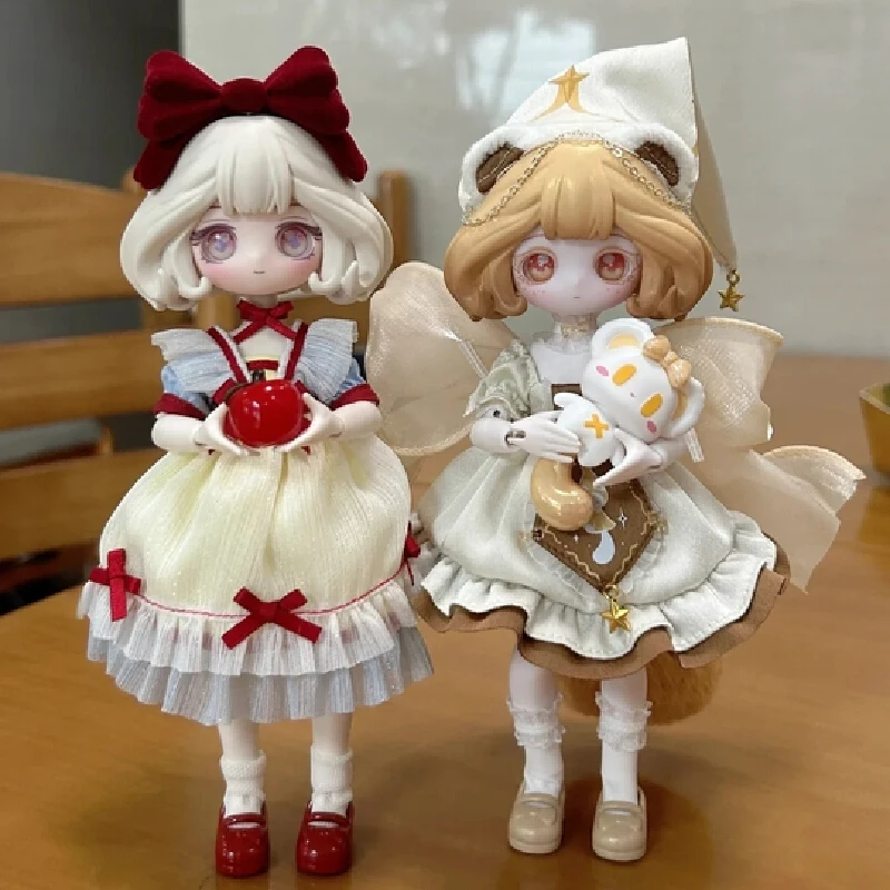 

Genuine 1/12 Bjd The Luluelf Story Golden Bear Limited Edition Hanging Card Kawaii Action Figure Collection Model Birthday Gift