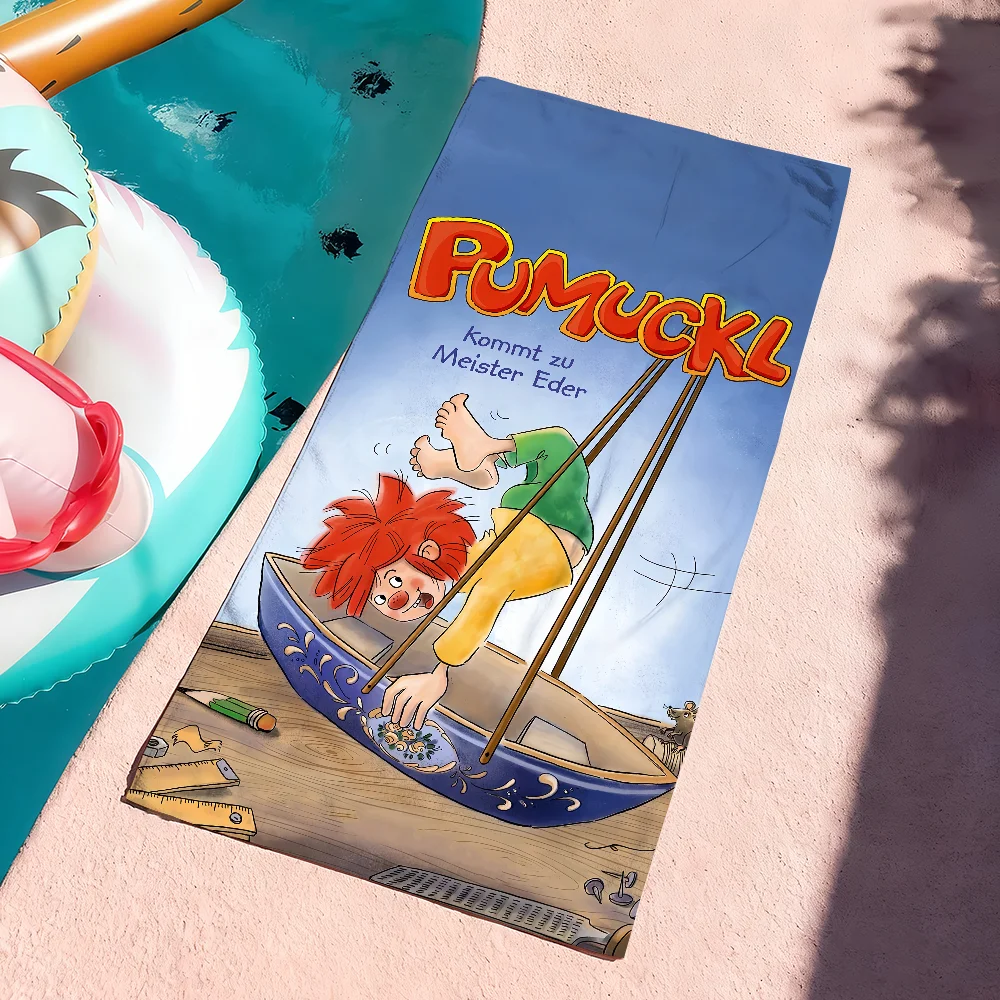 M-Meister E-Eder und Sein P-Pumuckl Towel Soft Pool Gift For Travel Gym Shower Camping Quick Dry Sports Large Beach Towels