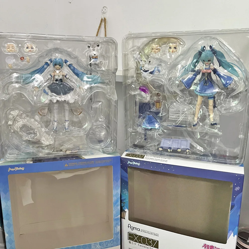 Hatsune Miku Figure FIGMA EX-037 Twinkle Snow Ex-054 Snow Princess Miku 014 Vocal Series Kawaii Anime Model Collectible Toy Gift