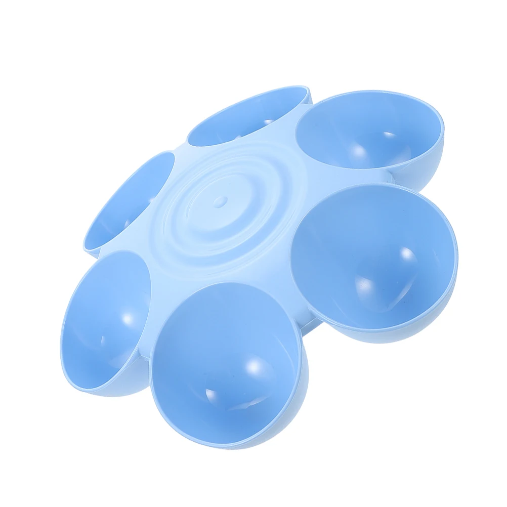 

Flower-Shaped Six Compartment Pet Feeding Bowl Multipurpose Dog Food Water Container Universal Cat Puppy Food Holder Indoor