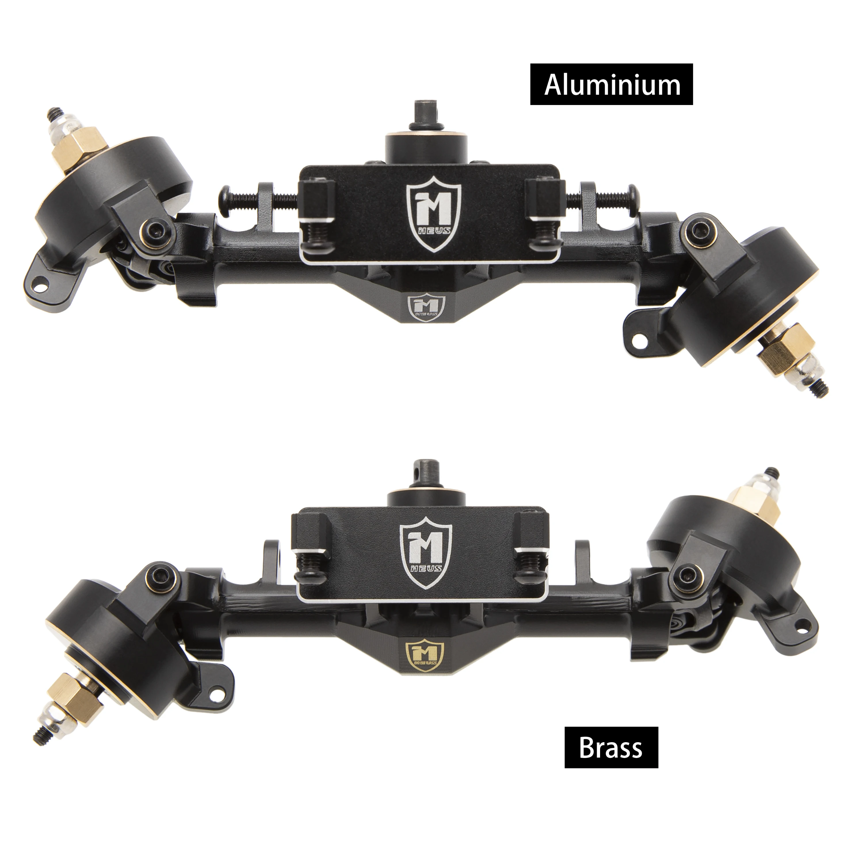 MEUS Racing Equal Speed 3-Section CVD 4WS Axle Set Maximum Steering Angle 52ยฐ Wider +5MM for TRX4M Upgrade 1/18 RC Crawler Car