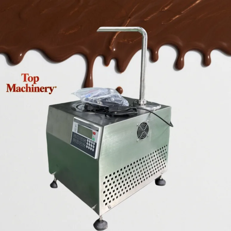 High Capacity Chocolate Tempering Machine With Spout Commercial Melter for Catering Dessert