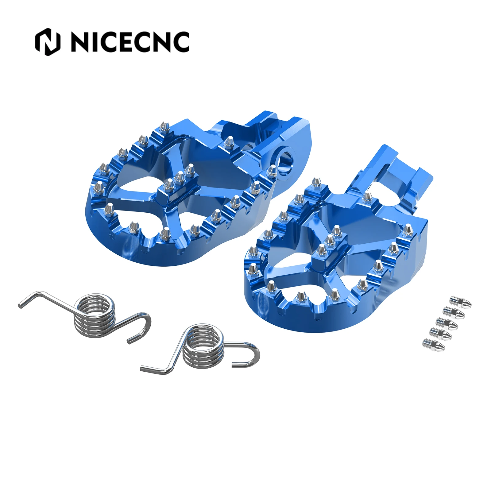 NICECNC Fußrasten 57mm für KTM EXC 300 EXCF 350 2017-2023 und Husqvarna TE 300 250 FE 350 FE 450 FE 501 – Detail 19