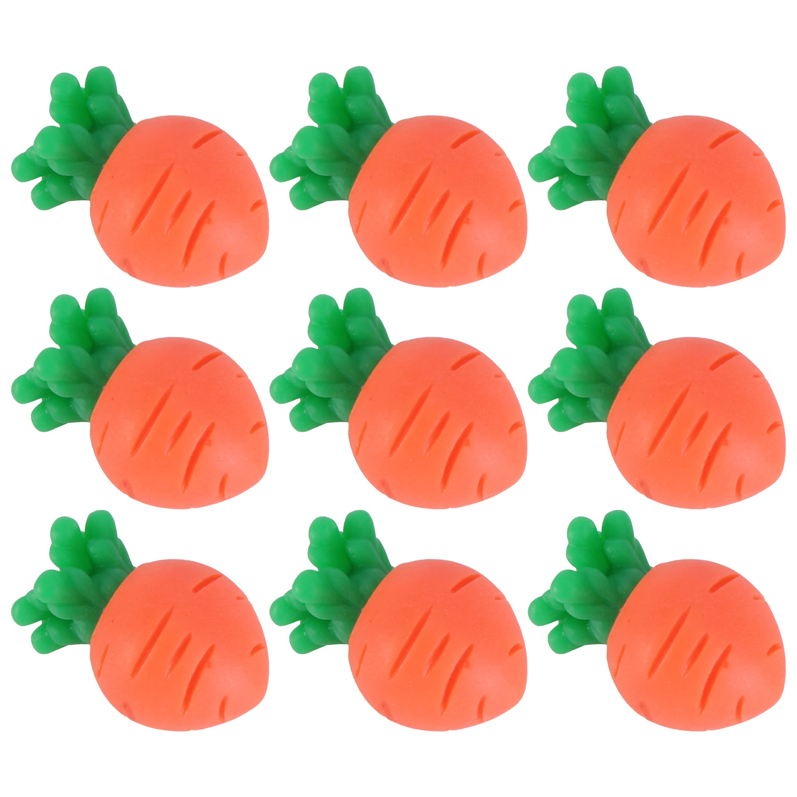 

10 Pcs Diy Carrot Decor 3D Carrot Decor Mini Easter Party nament Home DIY Child Bedroom Office Simulated Vegetable
