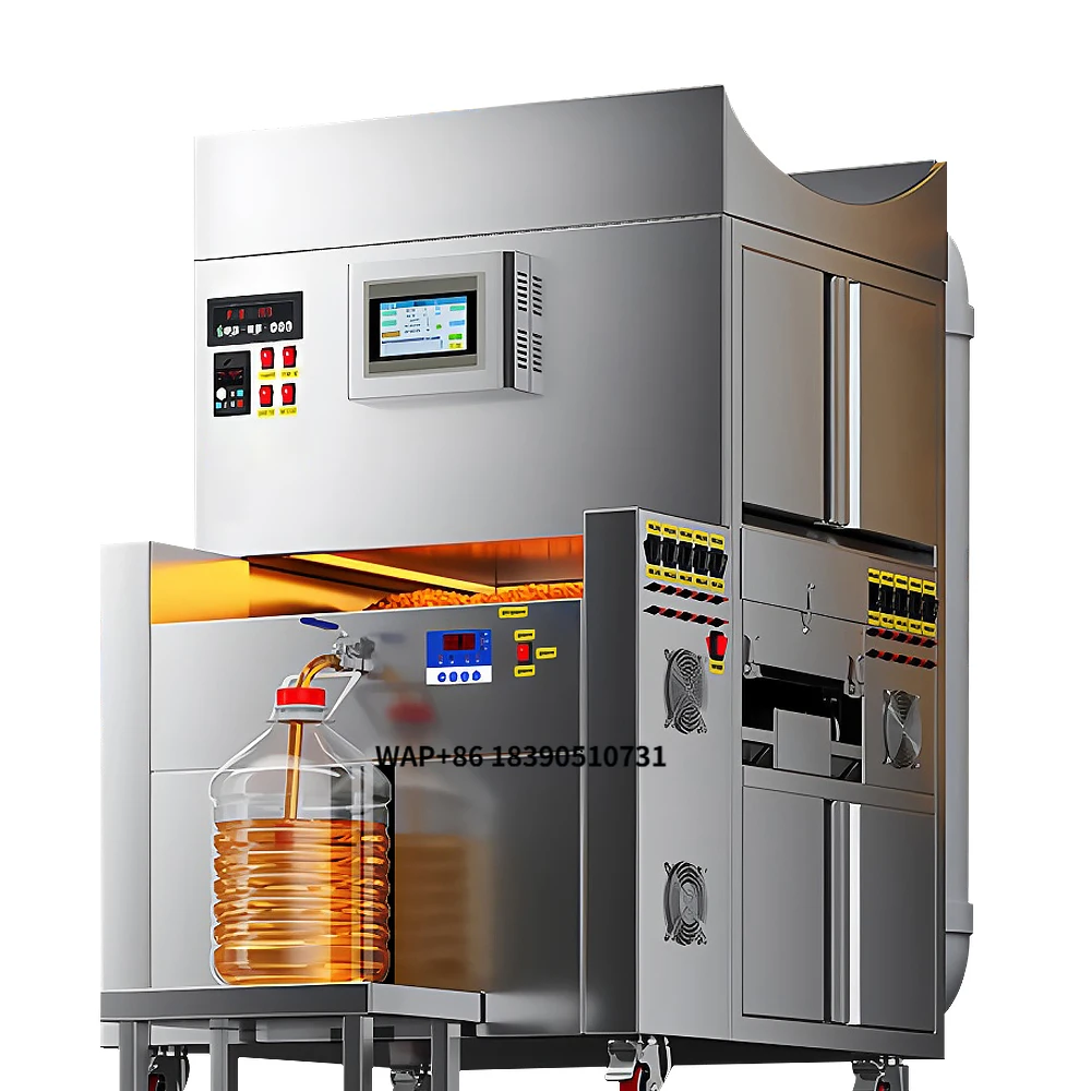 

Commercial Oil Press Machine Fully Automatic Stainless Steel Industrial Edible Oil Press for Peanut Rapeseed Oil Cold Filtration