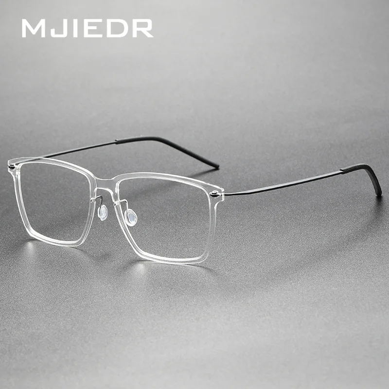 

Top Quality Handmade Acetate Prescription Glasses Frame Men Women Retro Screwless Square Eyeglass Frame Eyewear