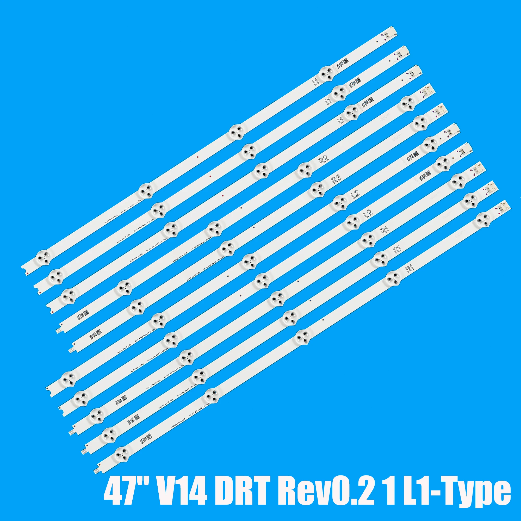 LED strip for 47 V14 DR R1 L1 R2 L2 47LA6300 47PFH6309 47PFK6309 47PFT6309/60 LC470DUN PG P1 6916L-1566A 1568A 1567A 1569A