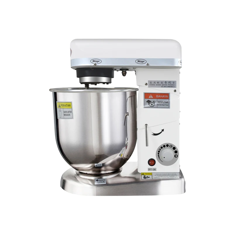 5L/7L/10L Planetary Food Mixer Stainless Steel Bowl Commercial Cake Mixer Cream Mixer Machine