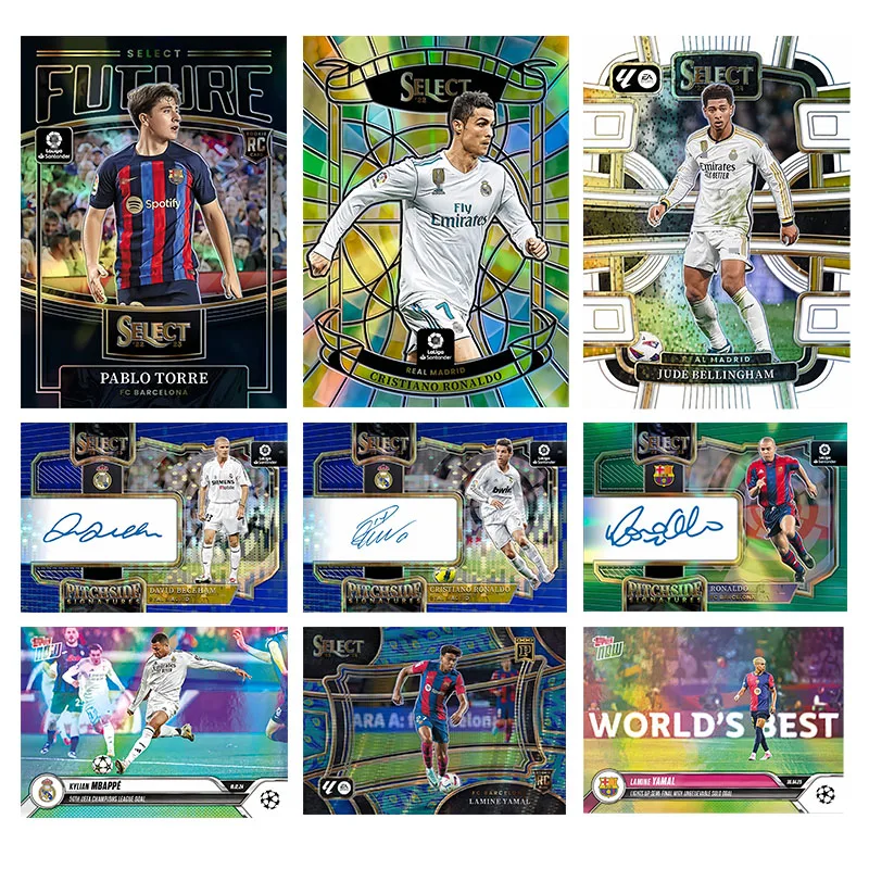 Panini 2022-23 Selecteren La Liga Voetbal Cristiano Ronaldo Speler Kaarten Ster Collectible Kaarten Fan Kerst Verjaardagscadeautjes Kinderen speelgoed