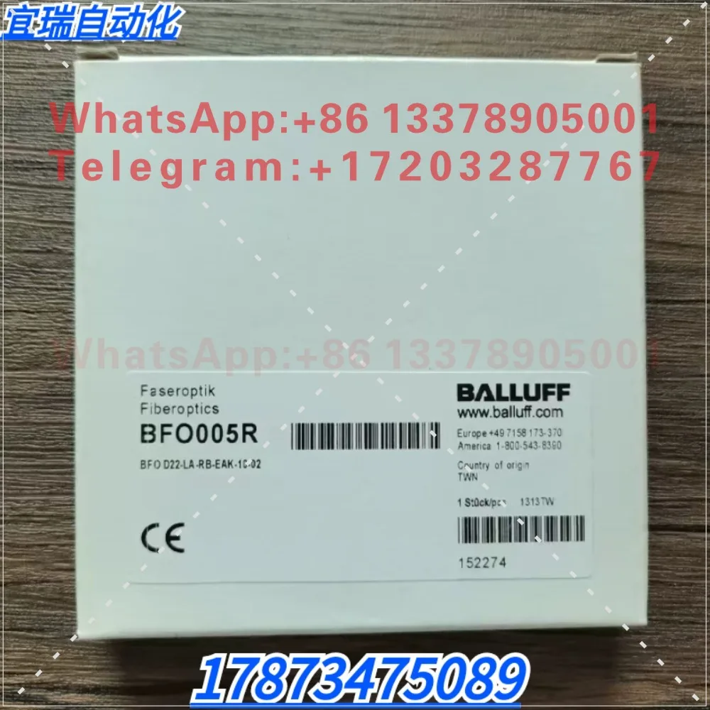 New Original, Balluff BFO005R Fiber Optic Sensor BFO D22-LA-RB-EAK-10-02