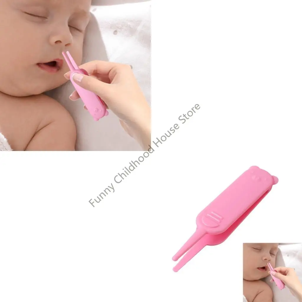 

D0LA портативный младенец очиститель носа нежный мультипликационный дизайн безопасное зажигание бугера для гигиены детского носа