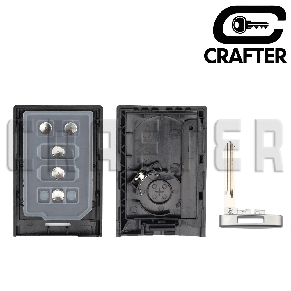 Chiave Crafter M3N5WY7777A 315 MHz ID46 Chiave telecomando intelligente per auto 4/5 pulsanti per Cadillac CTS STS SLS 2008 2009 2010 2011 2012 2013 2014