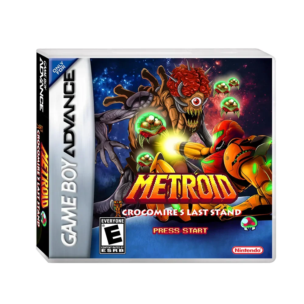 GBA Game Card Metroid Prime: Crokomir\'s Last Stand  Revised Game English Battery Notes