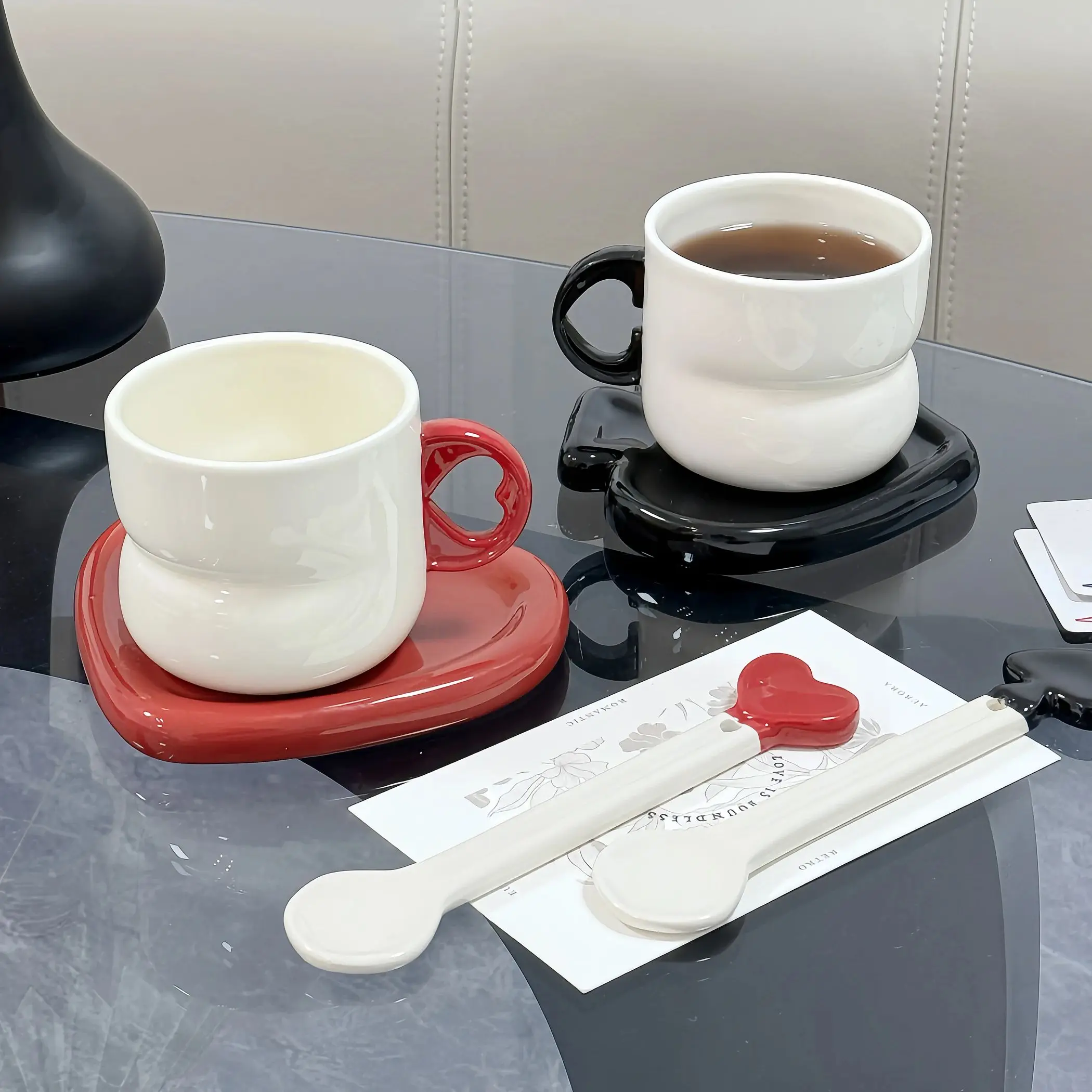 Ceramic Poker Cup S…