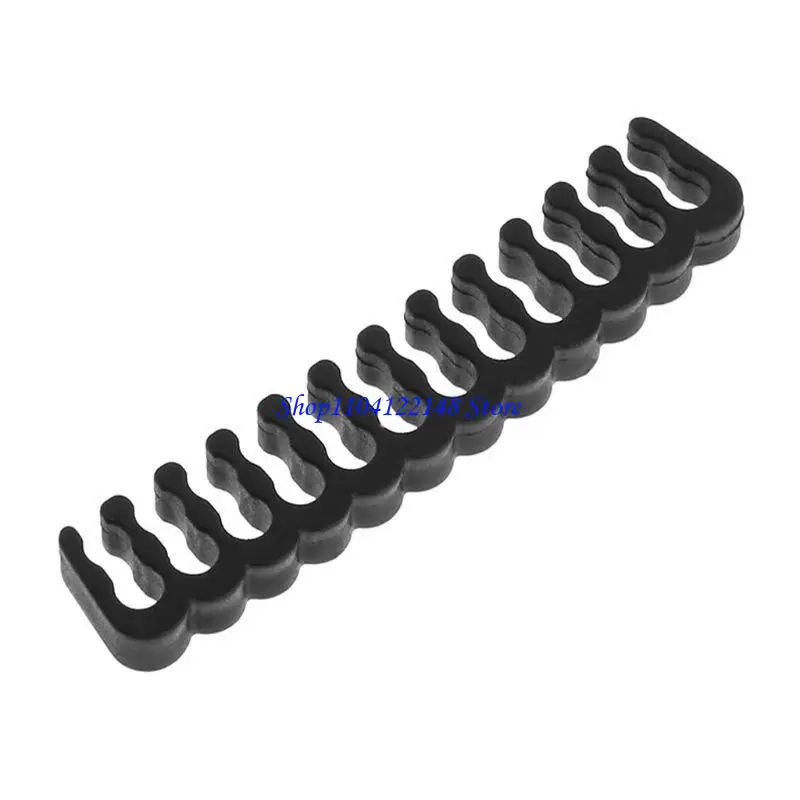 P9FA PP Cables Comb Clamp Clip Dresser for 2.5-3.2mm PC Power Cables Wiring for PC GPU 4/8/6 /24Pin Collect Clips
