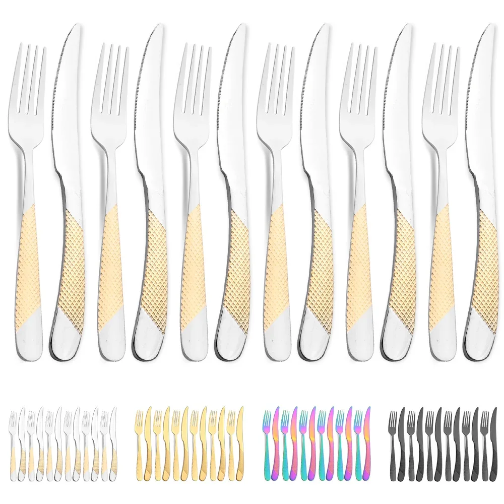 12Pcs Silver Gold F…