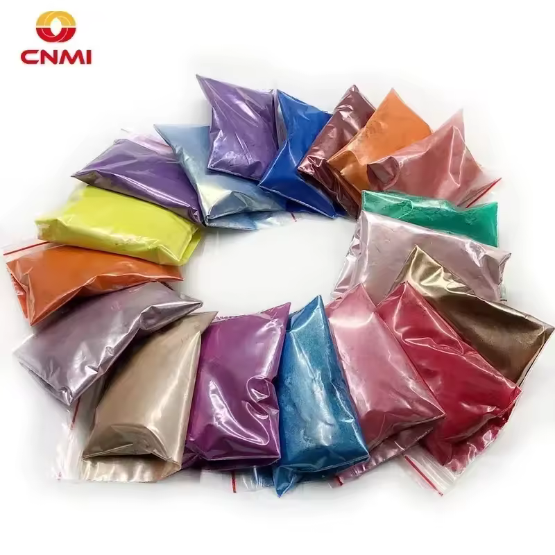 100g de pigmento nacarado en polvo de Mica colorido para manualidades de resina epoxi DIY, purpurina para decoración de uñas, polvo de perlas, accesorios para hacer jabón