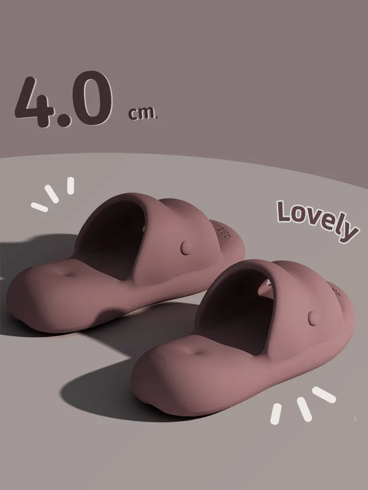 Eva Air Cushion Silent Slippers For Women Summer Indoor Home Bathroom Household Non Stinky Thick Sole Slippers