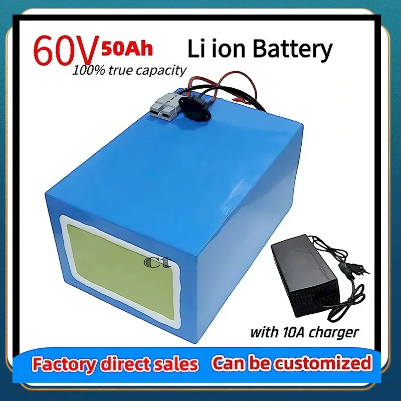 

72v 50Ah lithium ion with Bluetooth APP BMS for 5000W 10KW bicycle scooter bike Motorcycle Forklift Crane truck +10A charger