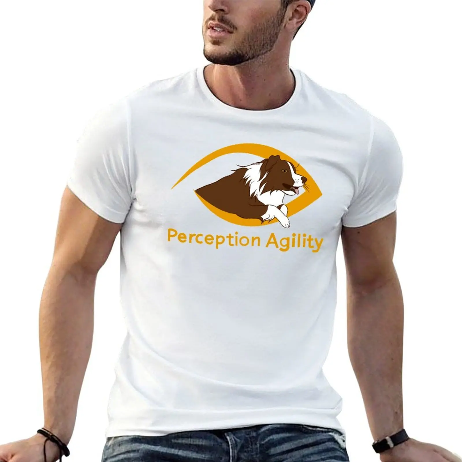 Perception Agility Logo T-Shirt Clothing vintage men t shirts