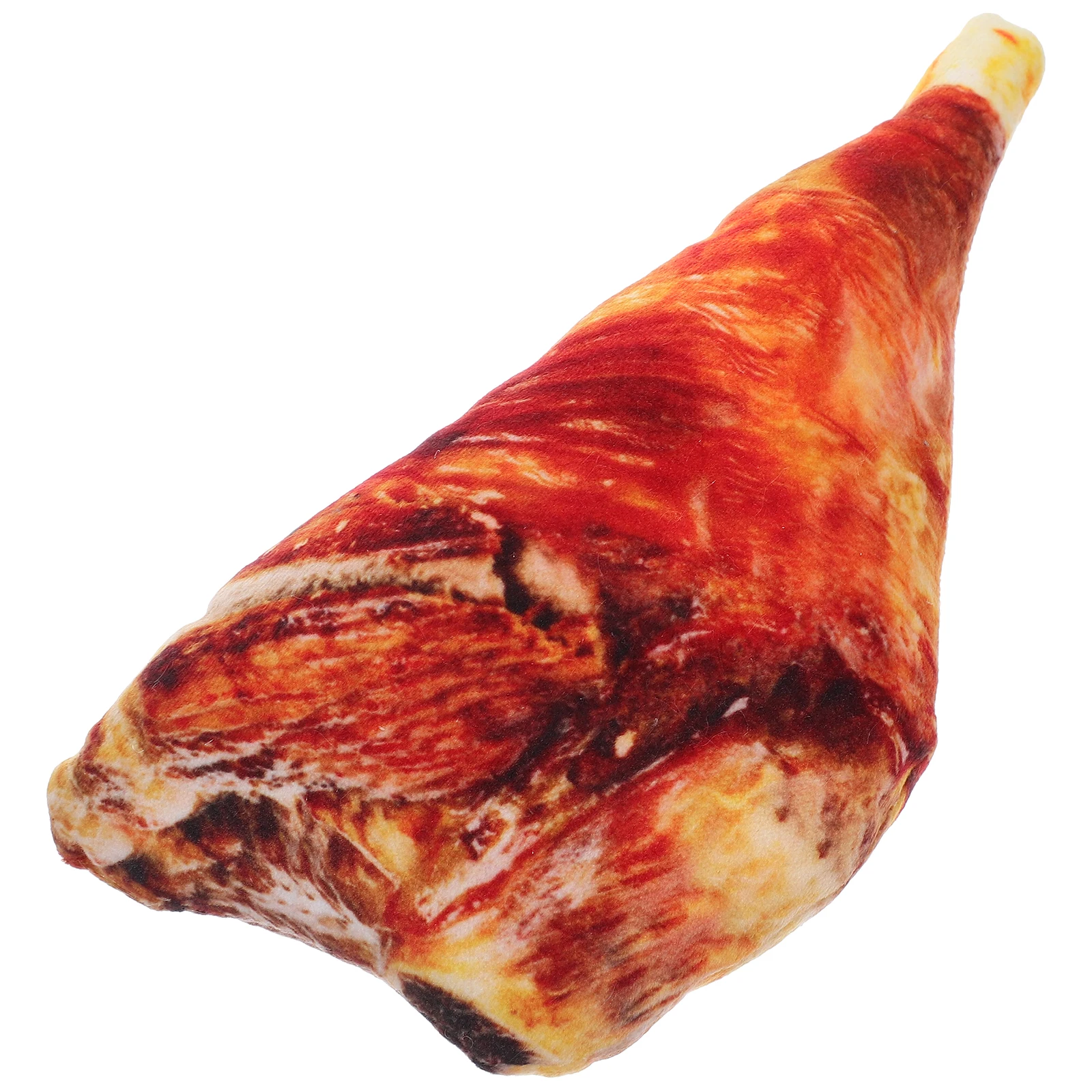 창의적인 로스트 푸드 모양 베개 장식용 인형 소파 쿠션, 독특한 시뮬레이션 힘줄 로스트 비프 쿠션