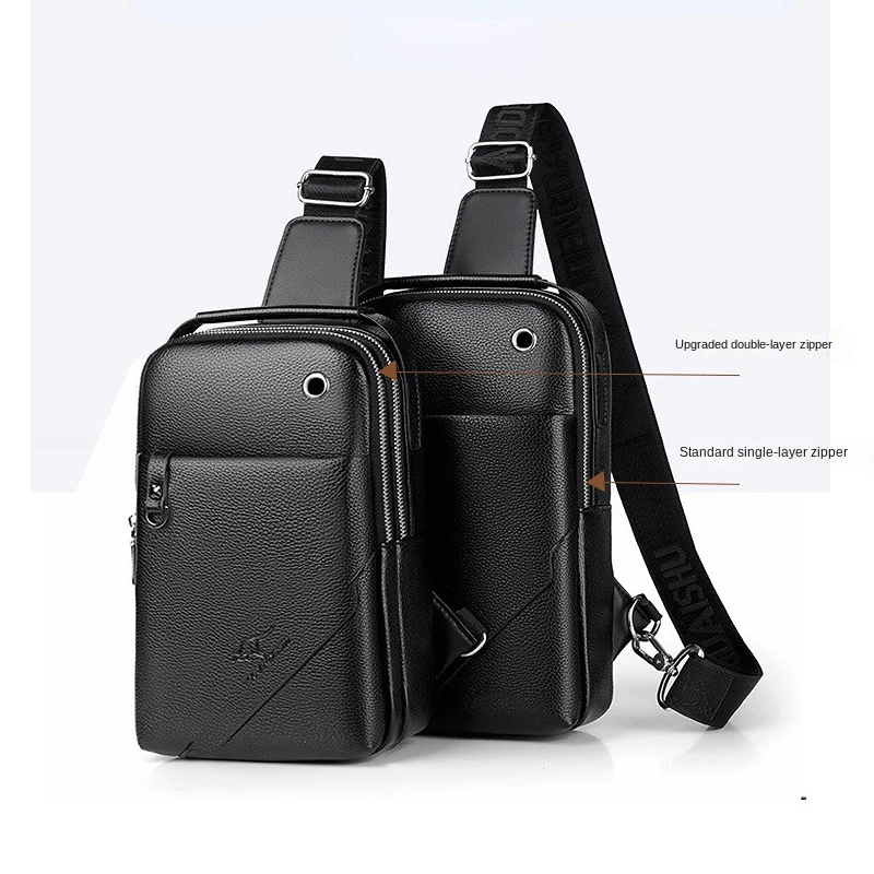 High Capacity Chest Bag Waterproof Travel PU Backpack Fashion Handbags Bolsa Feminina Men's Shoulder Multi-function Cross Body