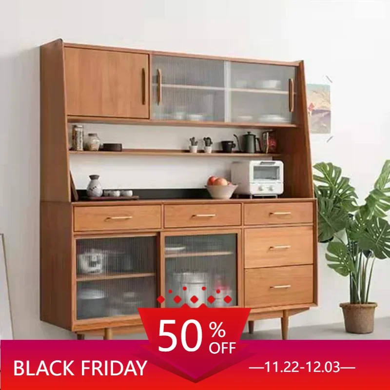 

Microwave Nordic Kitchen Cabinets Design Sideboard Bar Display Kitchen Cabinets Wooden Cupboard Armarios Home Furniture OK50CJ