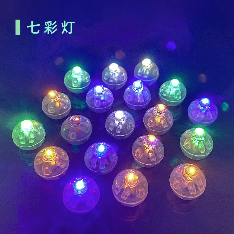 10Pcs Mini LED Balloon Light Colorful Flashing Luminous Tumbler Ball Lamp Lantern Light Christmas Wedding Party Decorations - view 6