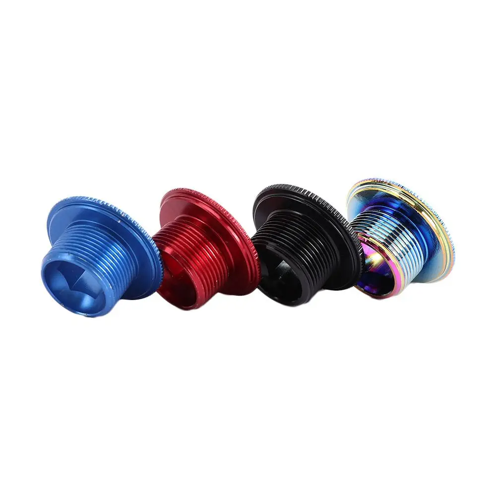 Colorful CNC Aluminum alloy Bicycle Parts BB bolts Crankset Screws Crank Cover Crank Bolt Cover Cap Crank Arm Fixing Bolt