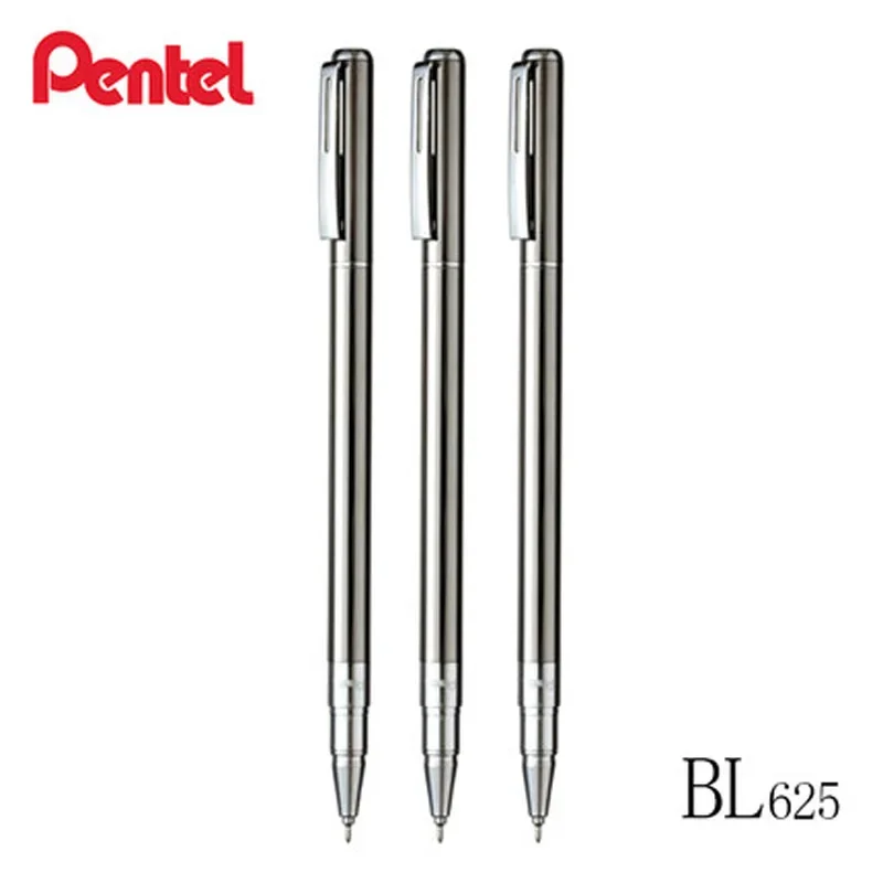 

Японский металлический гелевый карандаш Pentel BL625 часто пишет бизнес тонкая ручка для подписи 0,5 мм с подарком кавайные школьные принадлежности канцелярские принадлежности