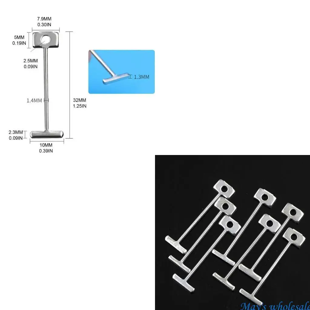 

Tile Leveling System for Tile Laying 100Pcs Replacement Steel Needles Flooring 448A