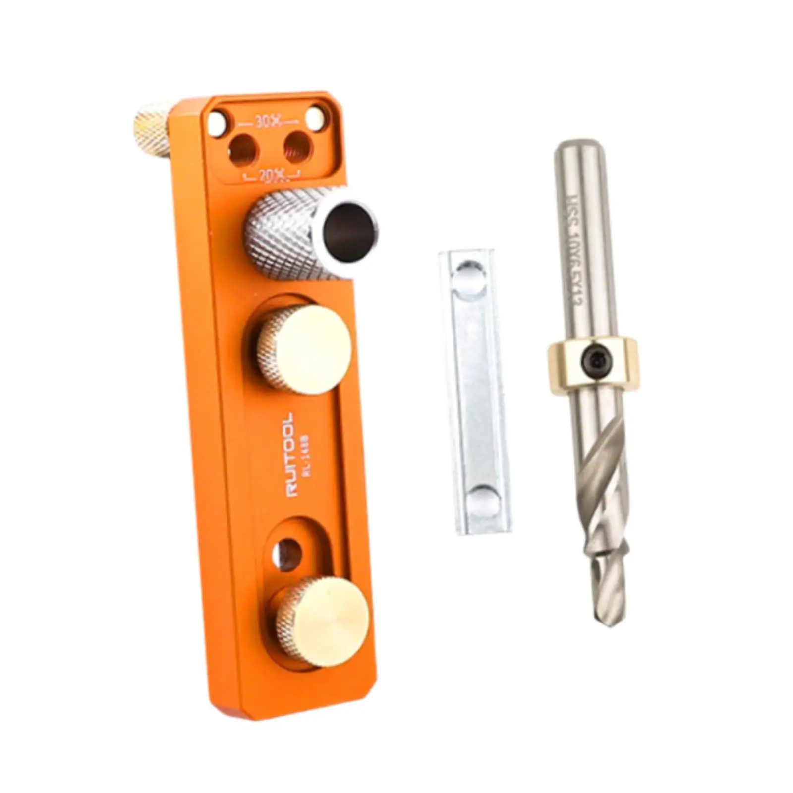 Aluminum Profile Drill Guide Set Kit Practical Auxiliary DIY Tool Woodworking Tools Premium Positioning Single Hole Punching Jig