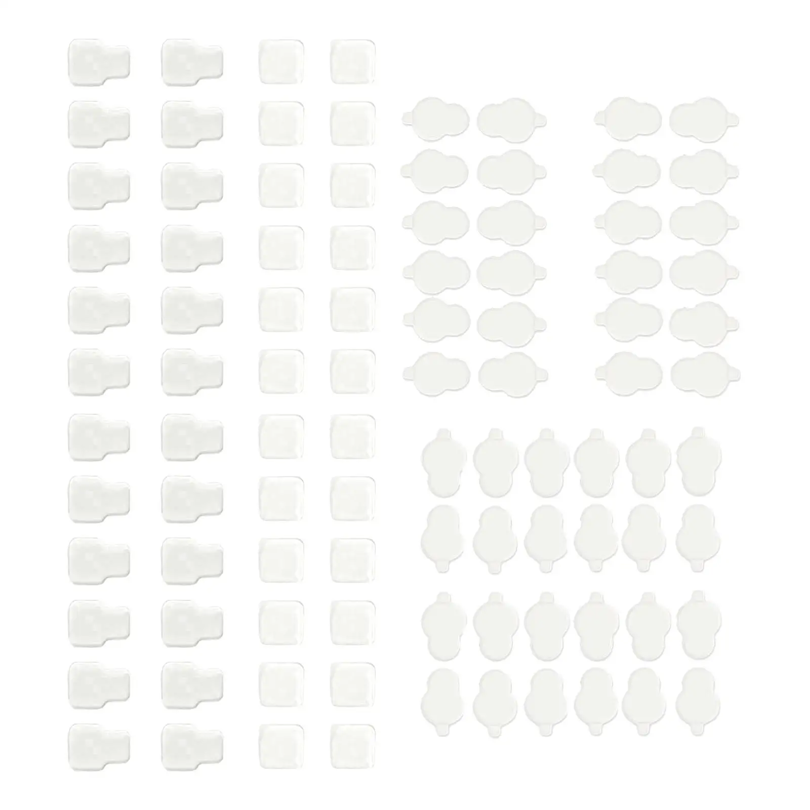 6 Pieces Sticky Pads Acrylic Glue Transparent Strong Hold Practical for Figurines Small Decorations