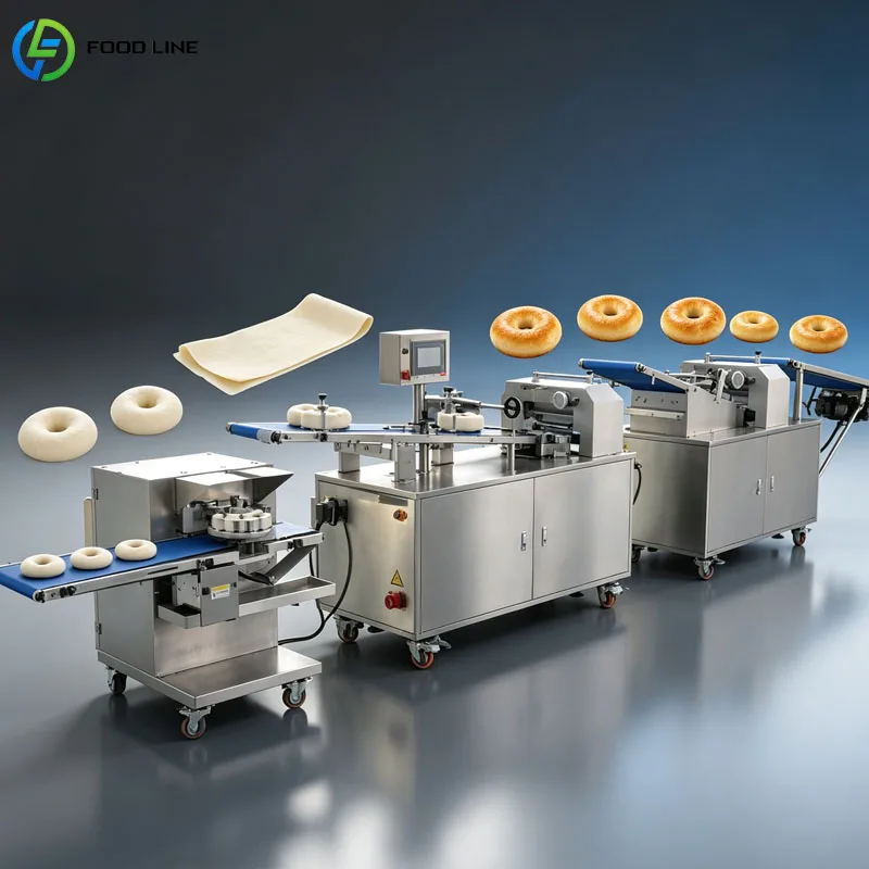 Bagel Forming Machine Automatic Commercial Bakery Equipment Donut Making Dough Processing Machine Customized