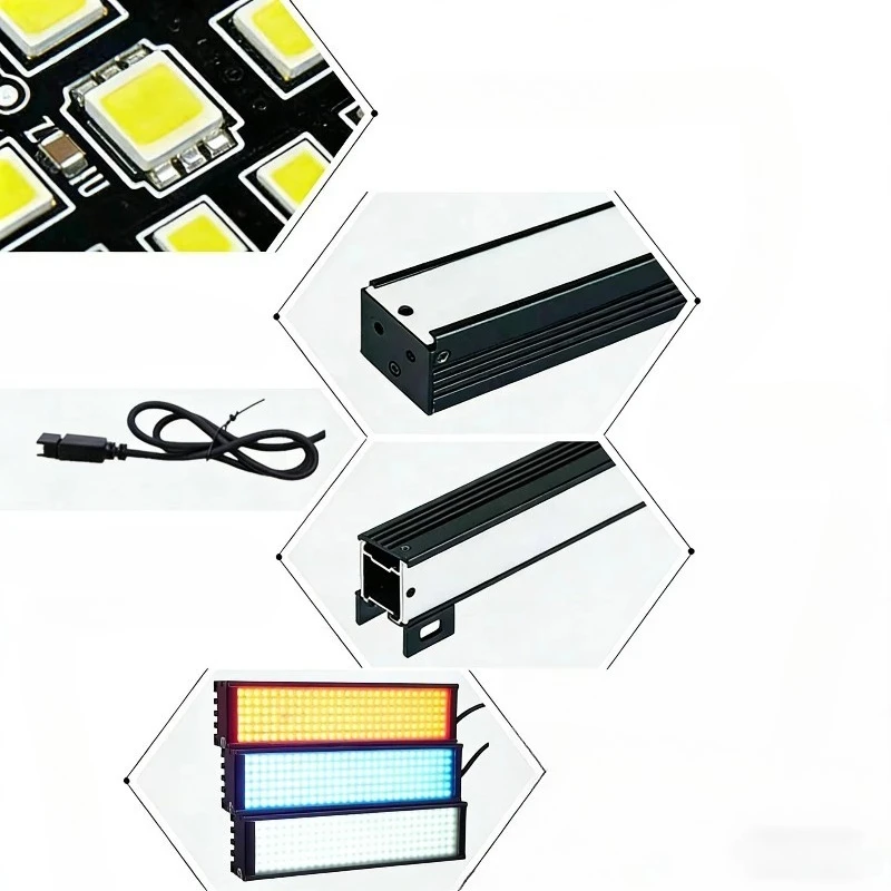 Bright IP54 waterproof work light 6000K daylight color, dimmable DC 24V aluminum alloy structure for board inspection