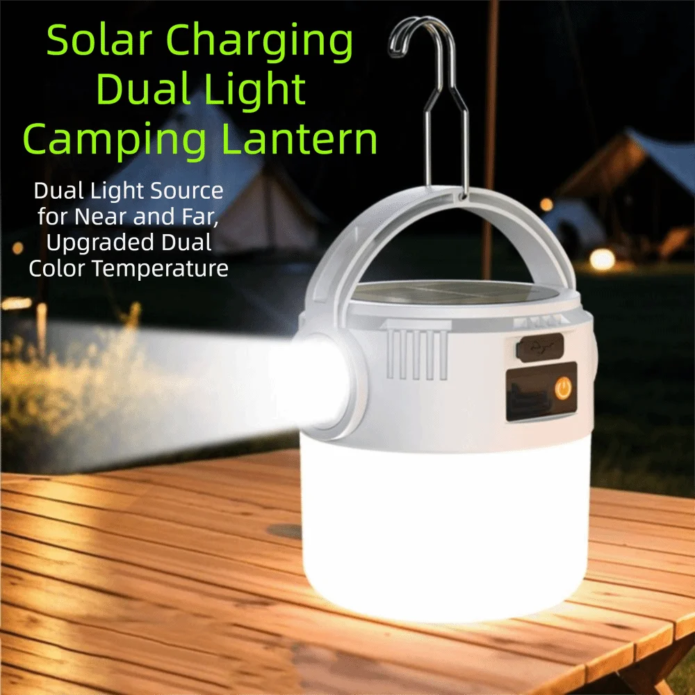 

Светодиодный светильник на солнечной энергии, IP55, водонепроницаемый, перезаряжаемый через USB, ультраяркий, портативный, подвесной фонарь